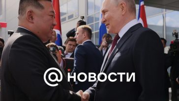 Kim Jong-un felicitó a Putin por el Año Nuevo y le deseó un “año de victoria”