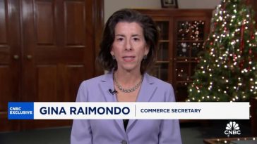 Espero que el Congreso pueda actuar en conjunto, dice la secretaria de Comercio de EE. UU., Gina Raimondo