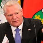 Doug Ford speaks at a press conference