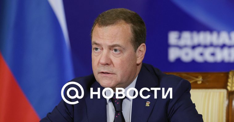 Medvedev: la Federación de Rusia está dispuesta a negociar con Ucrania si Kyiv comprende la realidad