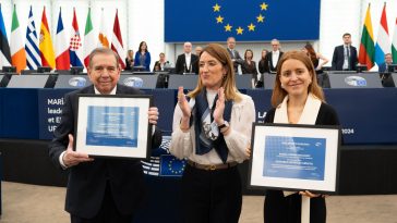 Parlamento homenajea a Edmundo González Urrutia y María Corina Machado | Noticias | Parlamento Europeo