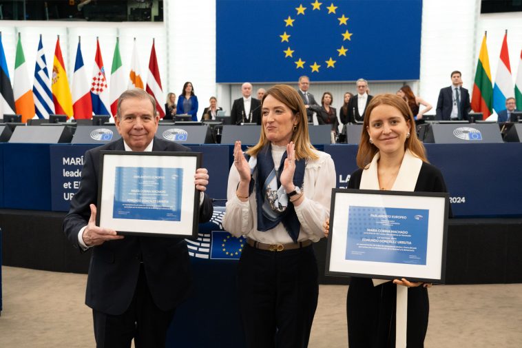 Parlamento homenajea a Edmundo González Urrutia y María Corina Machado | Noticias | Parlamento Europeo