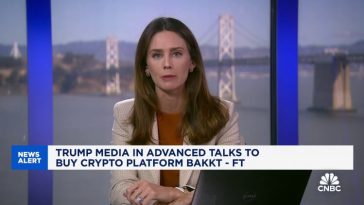 Trump Media está en conversaciones avanzadas para comprar la plataforma criptográfica Bakkt, según informes