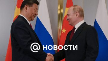 Xi Jinping felicitó a Putin por el Año Nuevo