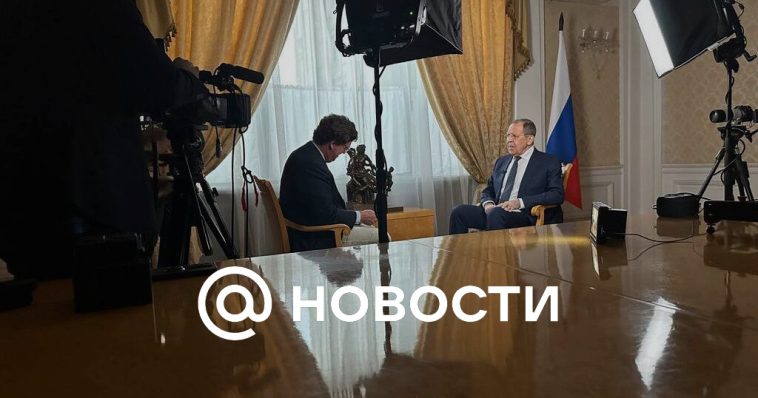 Zakharova: La entrevista de Lavrov a Carlson se publicará la noche del 6 de diciembre