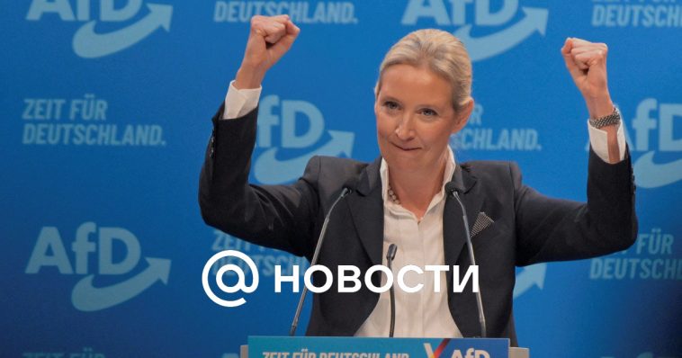 Alice Weidel se convirtió oficialmente en la candidata de AfD a canciller alemana