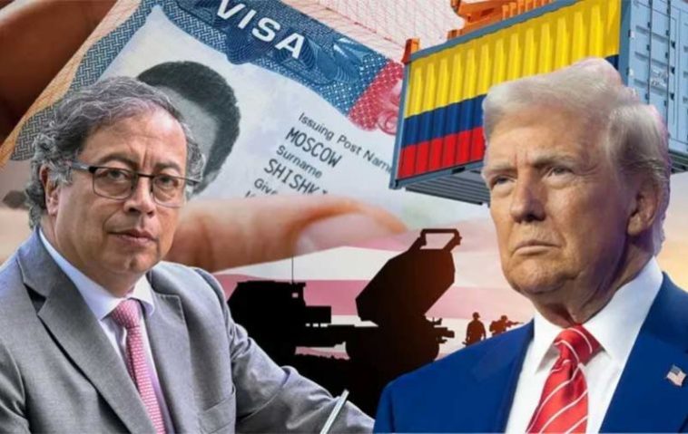 Los posibles viajeros colombianos tendrán que esperar hasta que la marea causada por el desafío de Trump de Petro disminuya