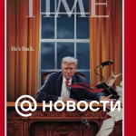 Donald Trump, arrasando con papeles en la Casa Blanca, aparece en la portada de la revista Time