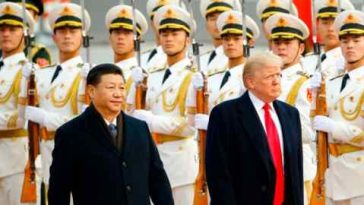 El presidente estadounidense Donald Trump y el presidente chino Xi Jinping