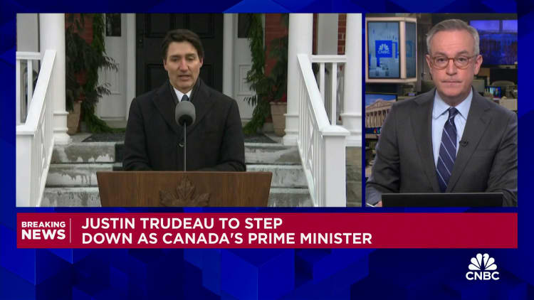 Justin Trudeau dimite como líder liberal de Canadá