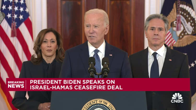 El presidente Biden habla sobre el acuerdo de alto el fuego entre Israel y Hamas