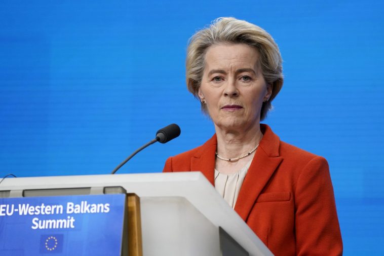 La jefa de la UE, von der Leyen, cancela compromisos debido a una neumonía - Euractiv