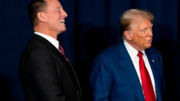 Richard Grenell con Donald Trump