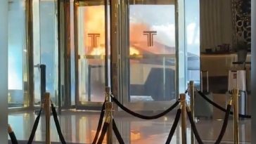 Uno de los Cybertrucks de Elon Musk explotó afuera de un hotel Trump