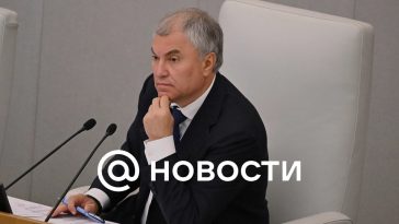 Volodin cree que las sanciones impuestas contra Rusia les beneficiaron