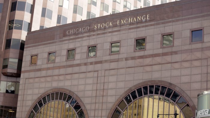 The exterior of the Chicago Stock Exchange building