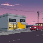 La aparición de Prada Marfa en The Simpsons, 2019