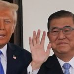 Trump y el primer ministro japonés celebran la conferencia de prensa