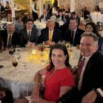 Donald Trump y Justin Trudeau en Mar-a-Lago en noviembre